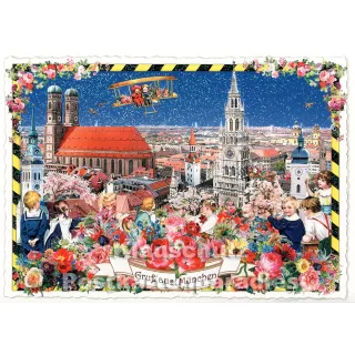 Gruß aus München | Edition Tausendschön Postkarte