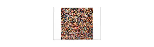 Gerhard Richter - 4096 Farben | Kunstpostkarte