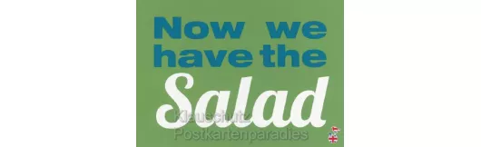 Now we have the Salad - Mainspatzen Postkarte