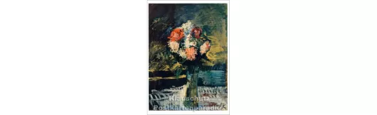 Oskar Kokoschka - Blumen | Kunst Postkarte