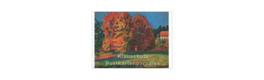 Gabriele Münter - Herbstbäume | Taurus Kunstkarte