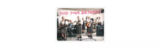 Rock your Birthday | Geburtstagskarte