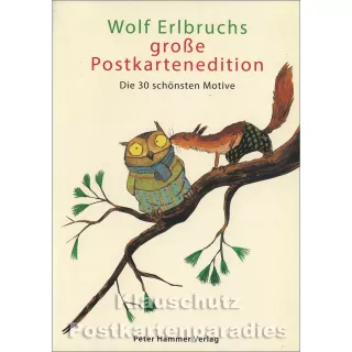 Wolf Erlbruch - große Postkartenedition mit 30 Karten - Titelbild