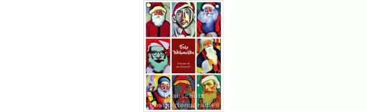 Erkennst du den Kunststil (2) | Postkarte Weihnachten