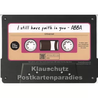 Say it with Songs Postkarte | I still have faith in you - ABBA