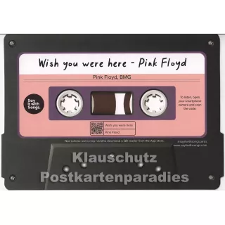 Say it with songs Postkarte | Wish You Were Here - Pink Floyd