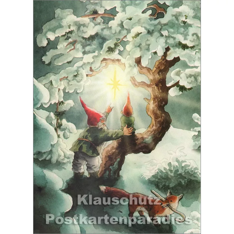 Inge Löök Weihnachtskarte | Wichtel - Alt und Jung