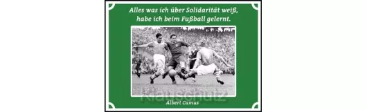 Fußball Postkarte | Solidarität