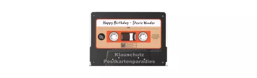 Happy Birthday - Stevie Wonder | Songs Postkarte