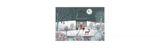 Winterlandschaft - SkoKo Postkarte Weihnachten