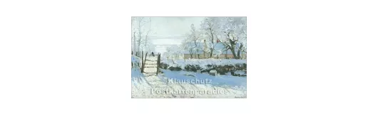 Claude Monet - Die Elster | Kunstkarte