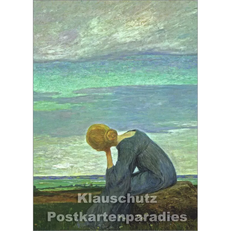 Heinrich Vogeler Kunst Postkarte | Sehnsucht