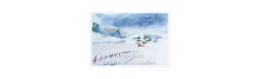 Hanka Koebsch - Winterweg | Kunstkarte