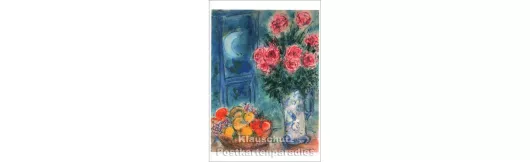 Marc Chagall | Blumenstrauß und Früchte | Kunst Doppelkarte