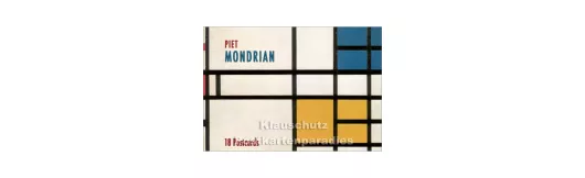 Piet Mondrian | Tushita Kunst Postkartenbuch