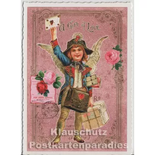 Edition Tausendschön Postkarte - Liebesbrief / A Gift of Love
