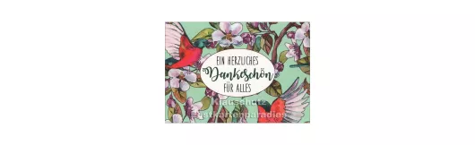Herzliches Dankeschön - SkoKo Postkarte