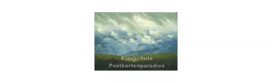 Caspar David Friedrich - Ziehende Wolken | Kunstkarte
