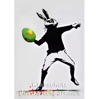Time for an Easter Egg | Kunst Postkarte Ostern von Georges Victor