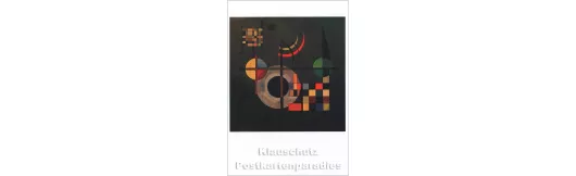 Kandinsky - Gegengewichte | XL-Kunstkarte 12,5 x 18,3