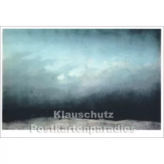 XL-Kunstkarte (12,5 x 18,3 cm) | Caspar David Friedrich - Mönch am Meer