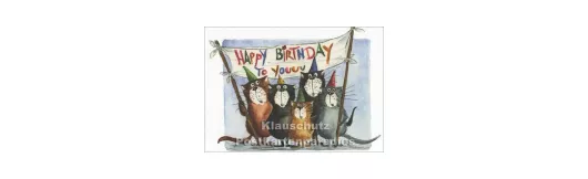 Happy Birthday | Postkarte - Herberger