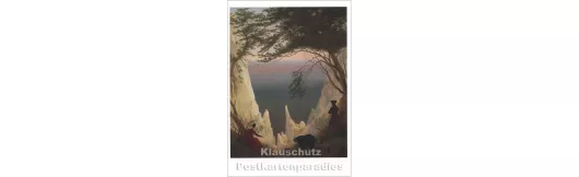 Friedrich - Kreidefelsen II | XL-Kunstkarte 12,5 x 18,3