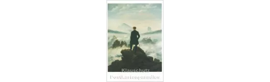 Friedrich - Nebelmeer | XL-Kunstkarte 12,5 x 18,3