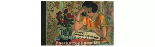 Henri Matisse - Lesende Frau | Kunst Doppelkarte