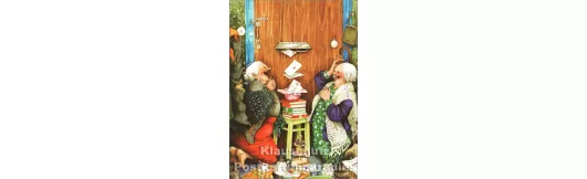 Die Alte Frauen bekommen Post | Inge Löök Postkarte