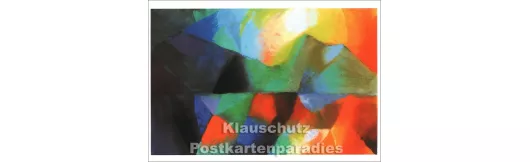 August Macke | Farbkomposition | Kunst Postkarte