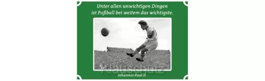 Fußball Postkarte | Alle unwichtigen Dinge