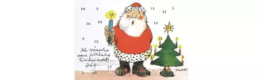 Janosch Weihnachtsmann - Mini Adventskalender