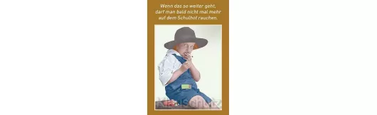 Postkarte - Sprüche - Rauchverbot
