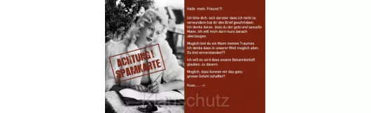 Postkarte Sprüchekarte | Spamkarte