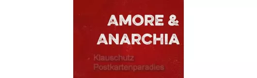 Retro Postkarte - Amore & Anarchia
