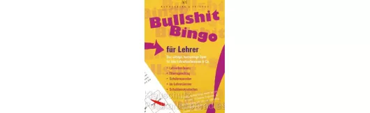 Rannenberg & Friends Spieleblöckchen für Schule und Büro von Rannenberg - Bullshit Bingo fürs Lehrer. 