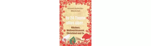 Adventskalender Blöckchen - Weihnachtsmann