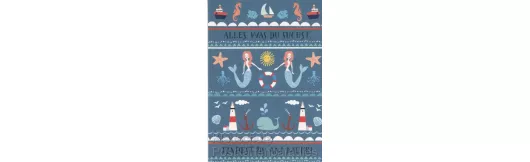 Meerjungfrauen - Küsten Postkarte