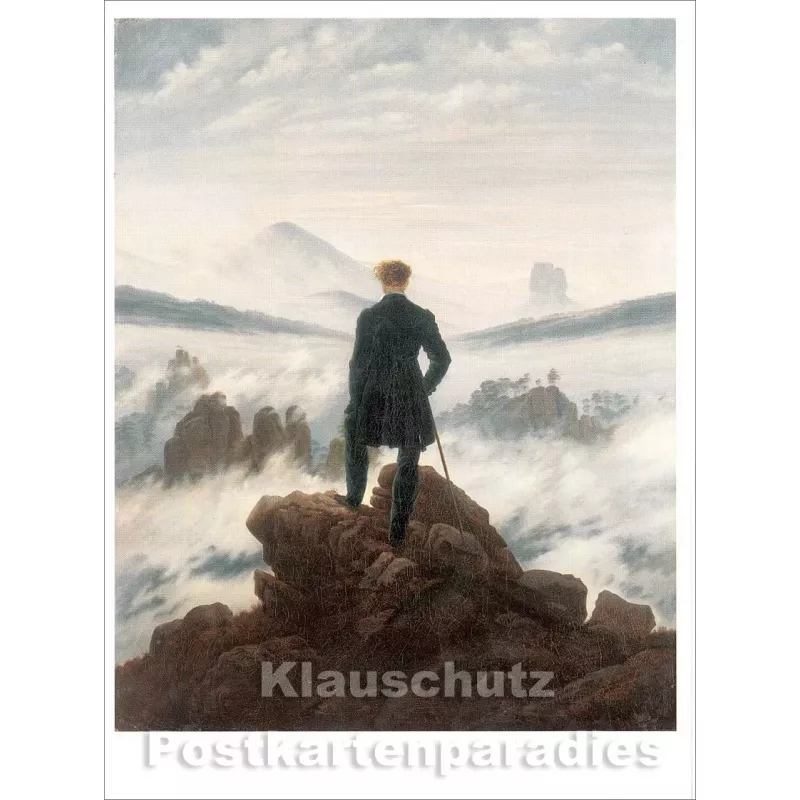 Caspar David Friedrich - Nebelmeer | Taurus Kunstkarte