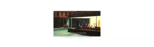 Edward Hopper - Nighthawks | Taurus Kunstkarte