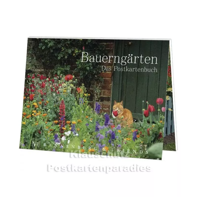 NEU Romantik Gärten 30 Postkarten NEU! Postkartenbuch Bauerngärten / Blumen