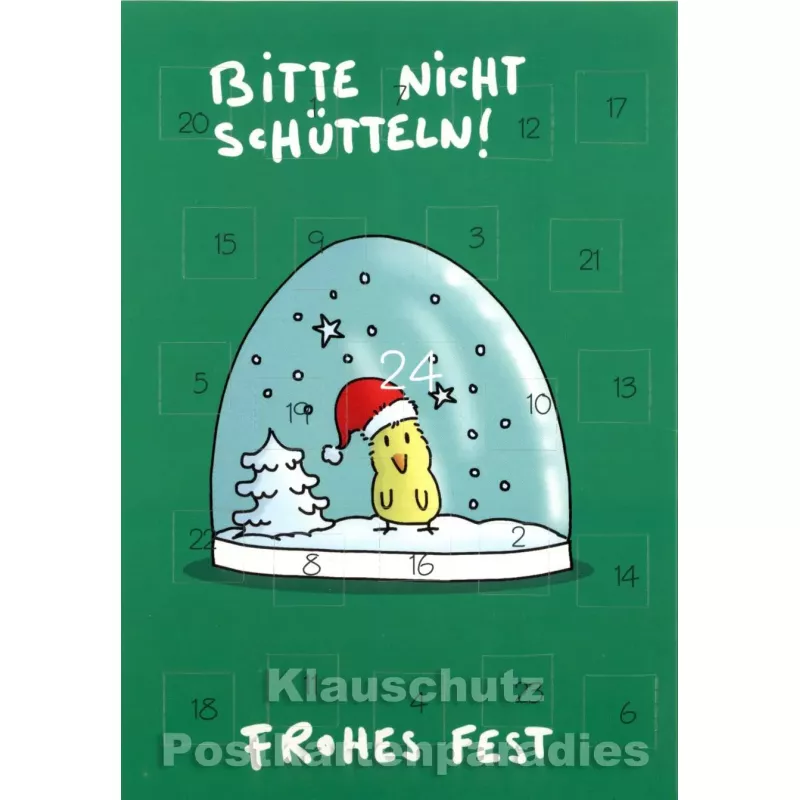 Rentier und Schneemann - Adventskalender