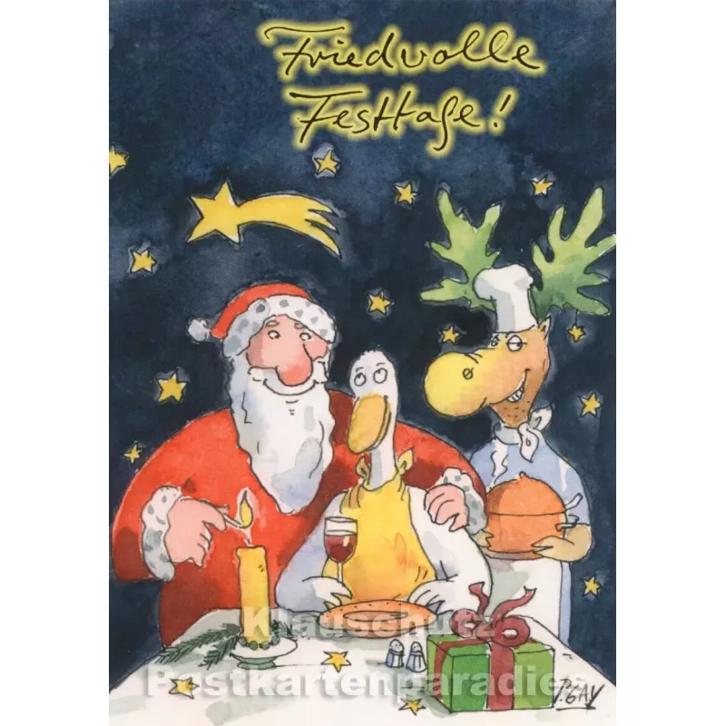 Friedvolle Festtage ... Gaymann Weihnachtskarte