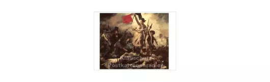 Delacroix - Barrikaden | Kunstkarte