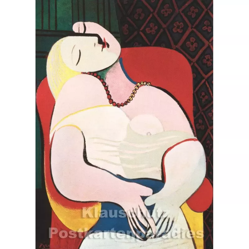 Pablo Picasso - Der Traum | Kunst Postkarte