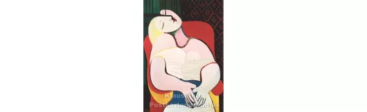 Pablo Picasso - Der Traum | Kunst Postkarte