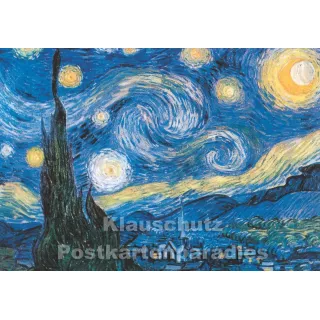 Vincent van Gogh - Sternennacht | Kunstkarte