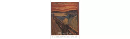 Edvard Munch Kunstkarte | Der Schrei
