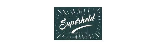 Superheld - Postkarte